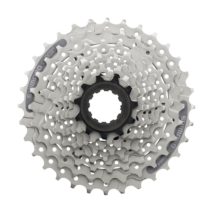 SHIMANO ALTUS 9-Speed Silver MTB Cassette Sprocket CS-HG201-9
